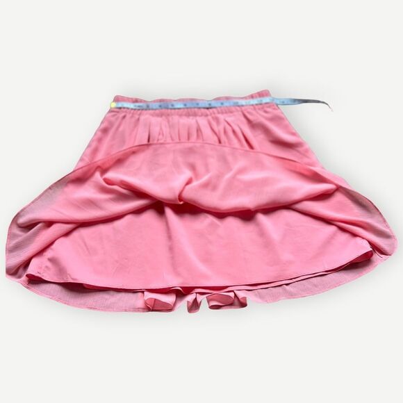 Ann Taylor LOFT Petites Lightweight Chiffon Pleated Pink Lined Mini Skirt. XSP. - Picture 6 of 8